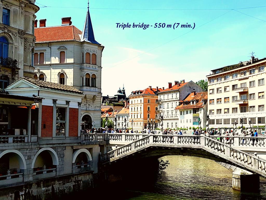 Ferienwohnung Slovenian Art Story Laibach Exterior foto